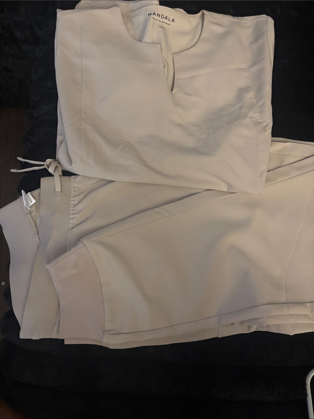 Mandala Soft Beige Two-Piece Set